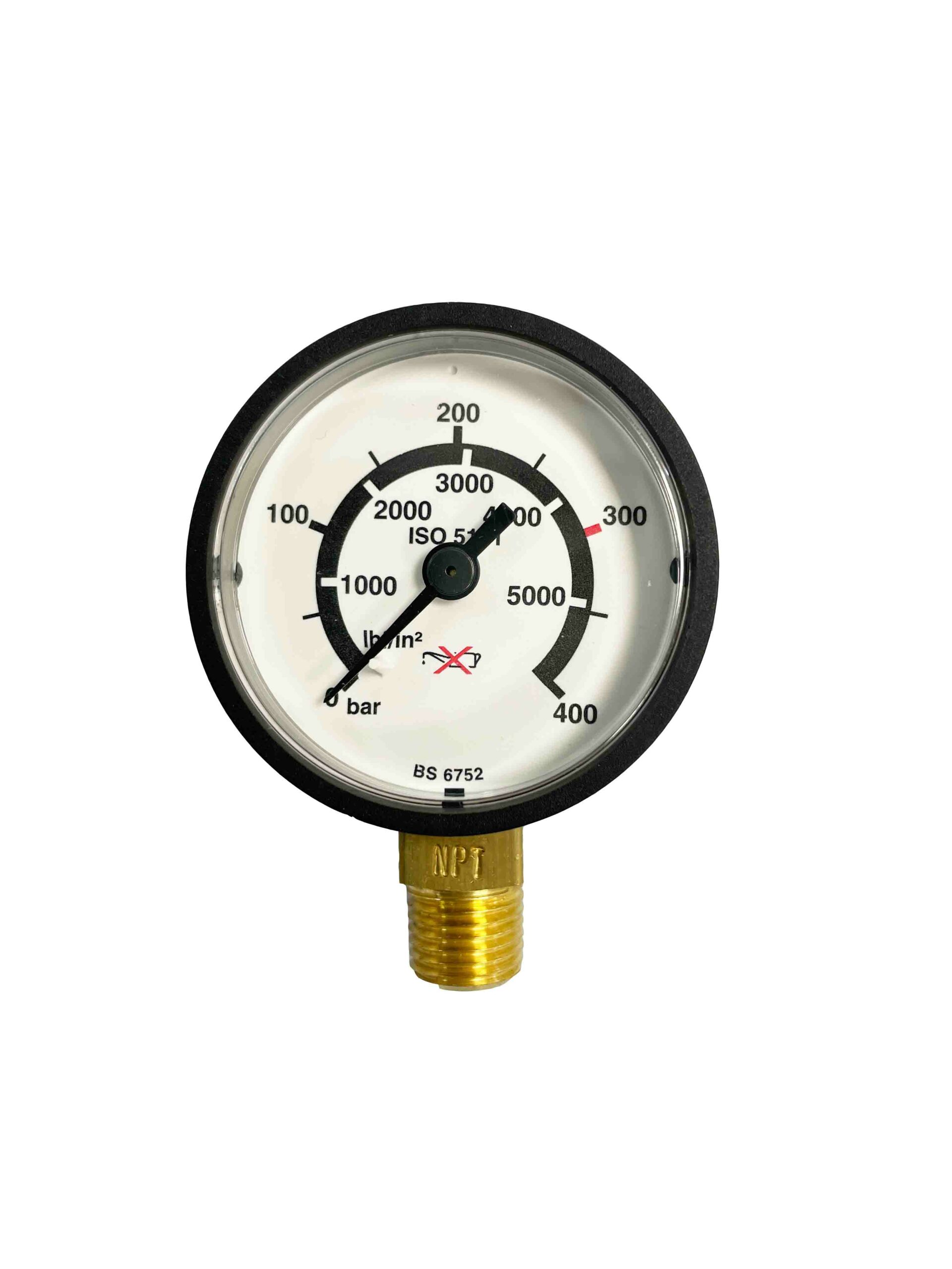 HP GAUGE FOR RS750 REG 400 BAR Javac.