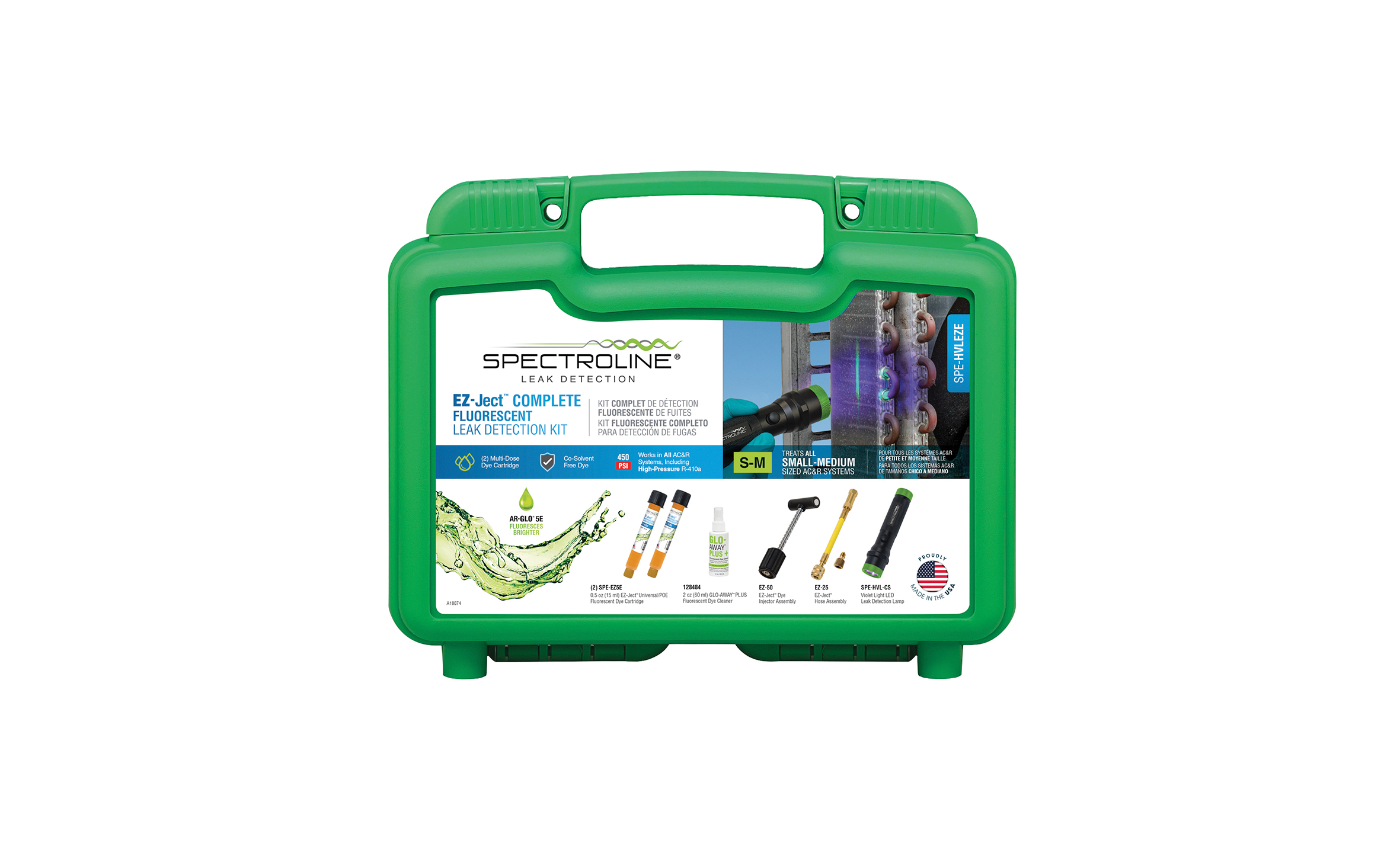 EZJect complete leak detection kit Javac.