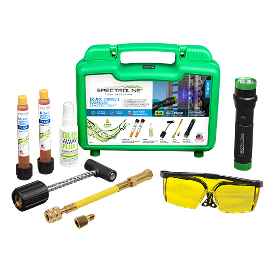 EZJect™ Complete Fluorescent Dye Leak Detection Kit Javac.